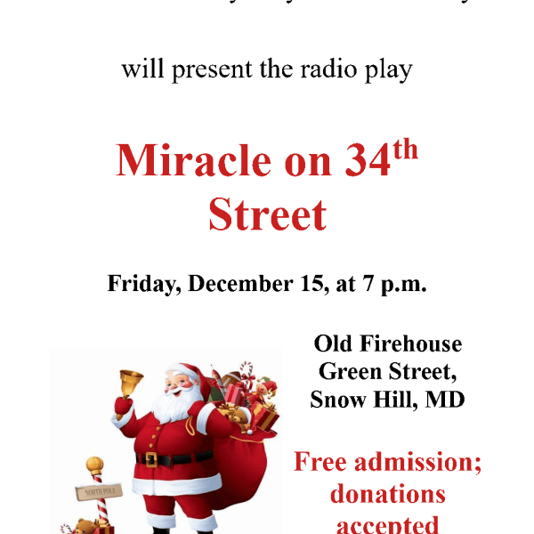 Miracle on 34th Street Play