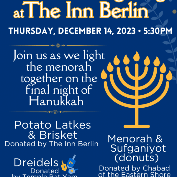 Menorah Lighting at The Inn Berlin