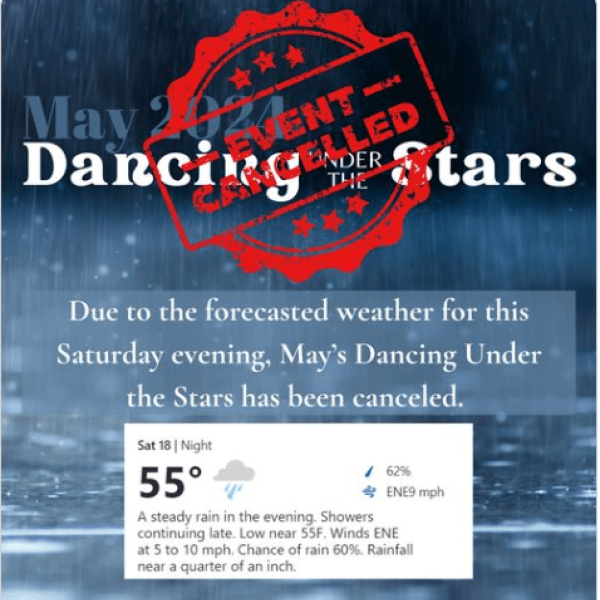 Dancing Under the Stars - Cancelled