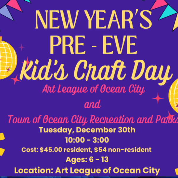 New Year’s Pre-Eve Kid’s Craft Day