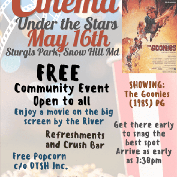 Saturdays at Sturgis showing of Goonies!